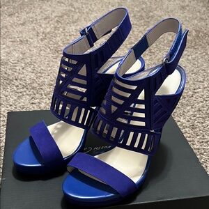 Kenneth Cole New York Royal Blue Heels